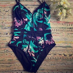Pacsun tropical one piece